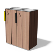  Elektriko Kosz na posortowane odpady 2 x 38l