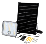 Lampa solarna LED SOLPAR 30W 4800LM 3000/4000K IP65 CZARNY CZ. PIR
