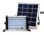 Solarna lampa outdoor 20W LED z oddzielnym panelem i pilotem