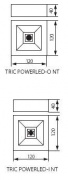 Oprawa awaryjna POWER LED TRIC POWERLED NT