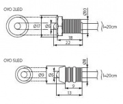 Punktowy,świetlny akcent LED OYO LED