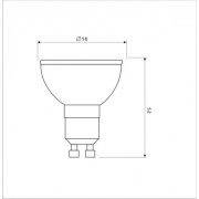 Lampa LED LED SMD GU10 (5050)