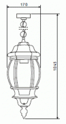 Lampa ogrodowa LO 4605