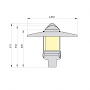 Oprawa parkowa LED PARK LED