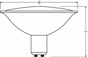 Żarówka halogenowa HALOSPOT 70 BA15d