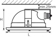 Oprawa downlight LUGSTAR BASIC p/t