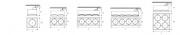 Oprawa downlight DIAMOND MH p/t
