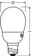 Świetlówka kompaktowa OSRAM DULUX INTELLIGENT SENSOR MINI BALL 11