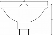 Żarówka halogenowa HALOSPOT 48 GY4