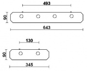 Oprawa z kloszem MONZA Klosz pryzmatyczny