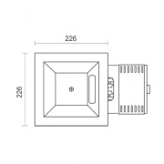 Oprawa downlight BARI II DLK