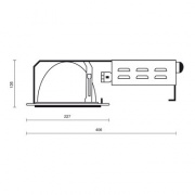 Oprawa downlight BARI II DL 230 IP65