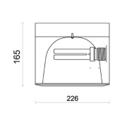 Oprawa downlight BARI II DLN 230 IP65