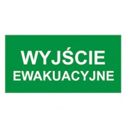 Wyjście Ewakuacyjne piktogram