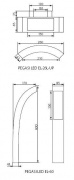 Oprawa ogrodowa LED PEGASI LED EL