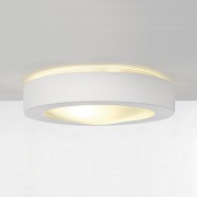 Lampa sufitowa  SLV GL 105 E27 okrągła biały gips maks. 15 W