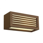 Lampa ścienna SLV BOX-L E27 square rust-coloured E27 max. 18W