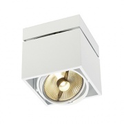 Oprawa downlight SLV KARDAMOD SURFACE SQUARE ES111 SINGLE square white max. 75W