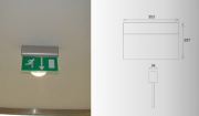 Oprawa ewakuacyjna Walker Alu LED