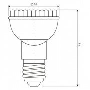 Żarówka LED MULTI E27 21LED 3500K 15ST EKOBI