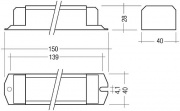 Zasilacz EM MINI BASIC, 220  240 V 50/60 Hz
