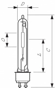 Lampa metalohalogenkowa MASTER CosmoWhite CPO-TW & CPO-TW Xtra PGZ12