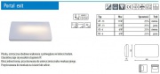 Oprawa awaryjna Portal Exit IP54