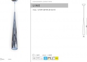Lampa wisząca LINE GU10