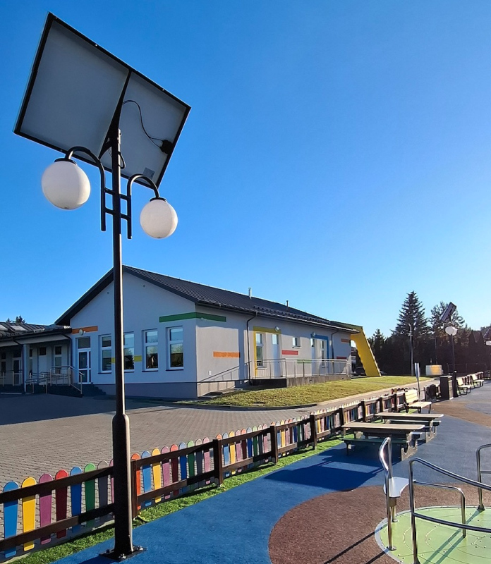 Oświetlenie terenu przedszkola w Tyszowcach