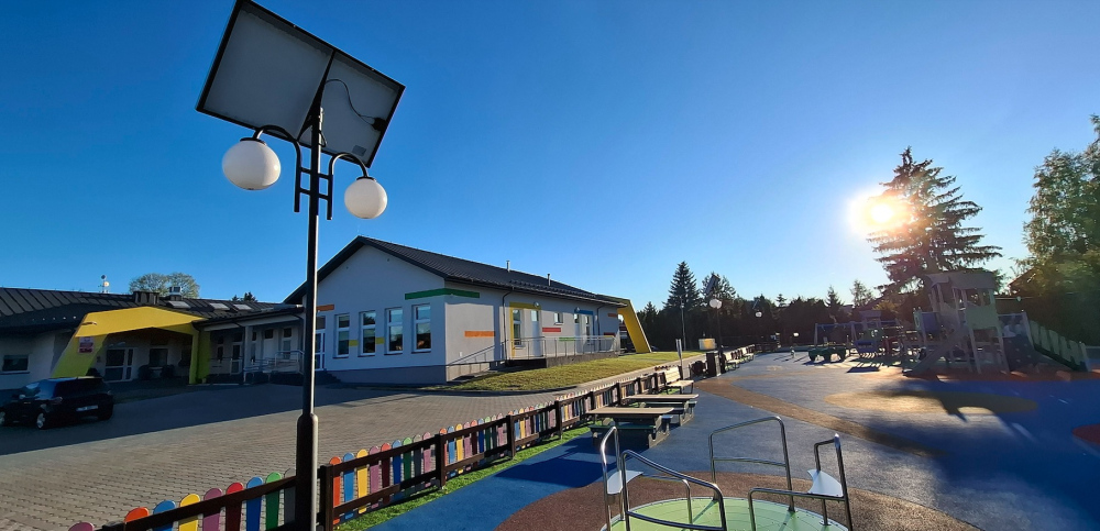 Oświetlenie terenu przedszkola w Tyszowcach