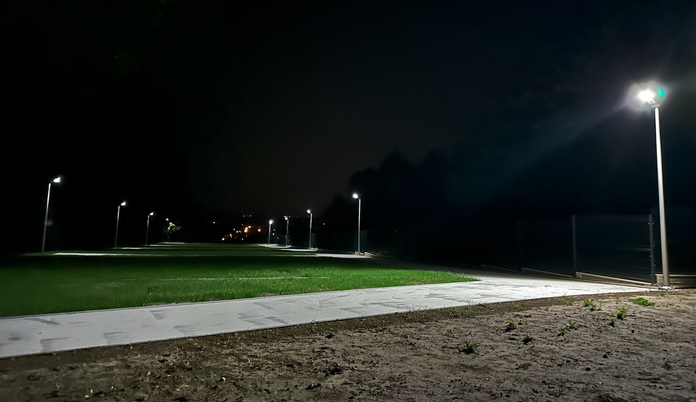 Oświetlenie solarne ścieżki w miejscowości Kryspinów