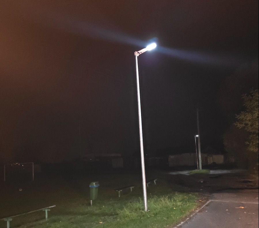 Oświetlenie ścieżki w gminie Zatory