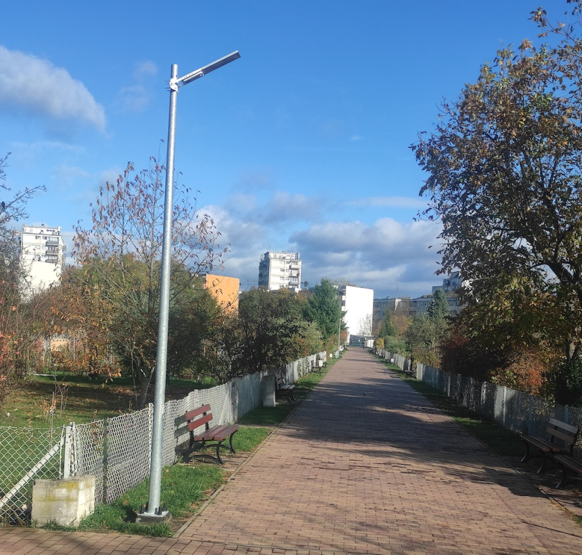 Oświetlenie terenu ROD Gajowice we Wrocławiu