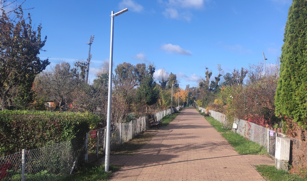 Oświetlenie terenu ROD Gajowice we Wrocławiu