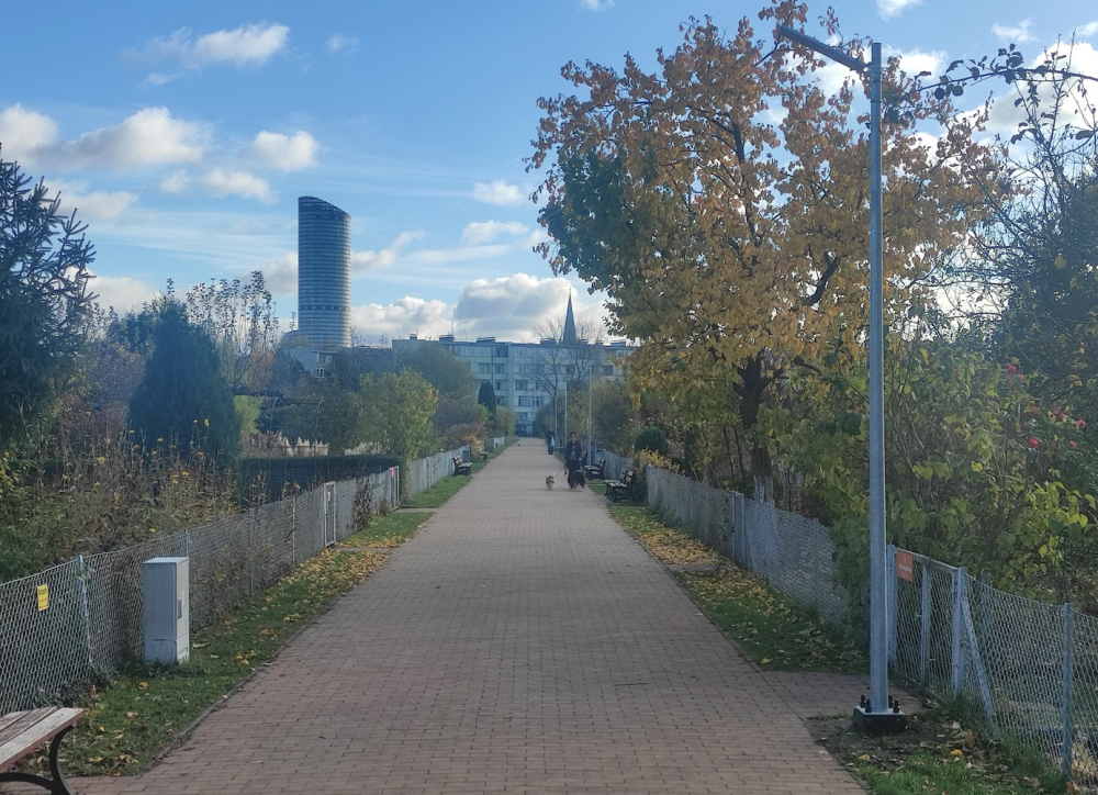 Oświetlenie terenu ROD Gajowice we Wrocławiu