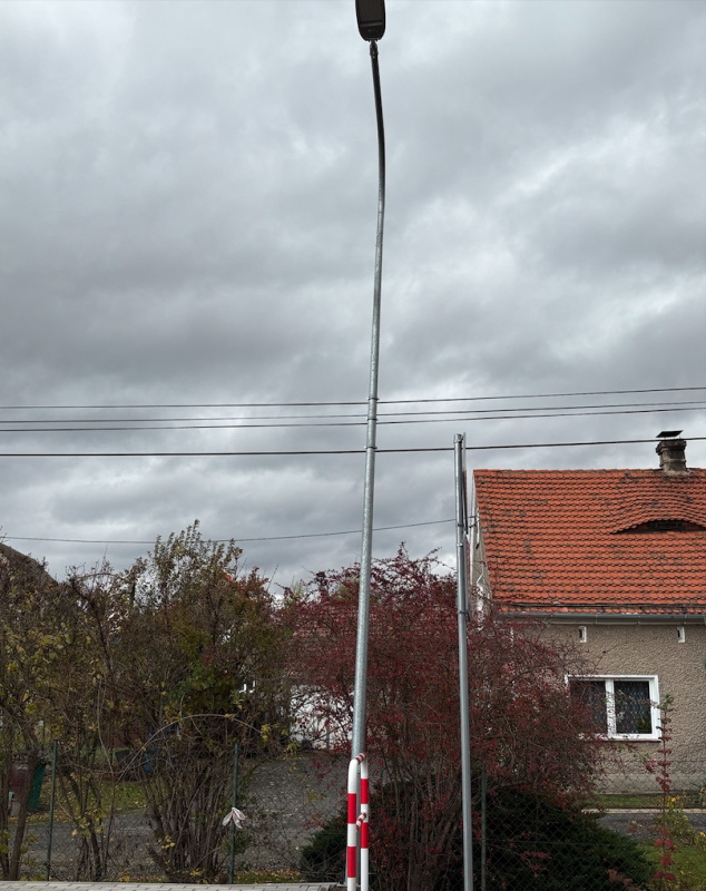 Latarnie uliczne LED w miejscowości Jaźwina woj. dolnośląskie