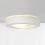 Lampa sufitowa GL 105 E27, okrągła, biały gips, maks. 15 W