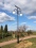 Lampa solarna parkowa 2x szyszka 2x2000lm / 2x200 / 5m