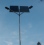 Lampa uliczna LED 3x40W / panele 560W / słup 6m / aku 200Ah