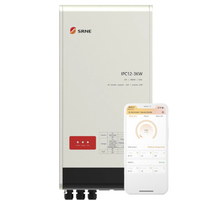Inwerter jednofazowy / ładowarka SRNE IPC12-3kW 3kW