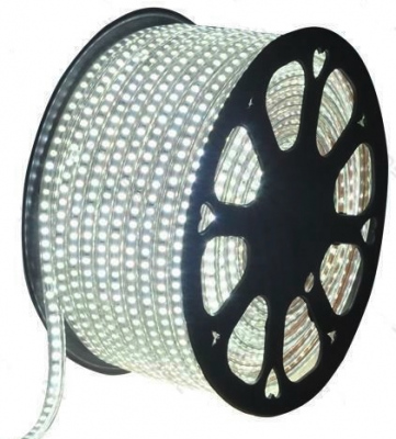 Taśma oświetleniowa LED 5050 IP65 230V zimno-biała 50mb