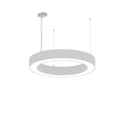 Oprawa zwieszana Geometric Ring Led Di-in 800 124w 8650/3750lm 840 Opal Szary Std