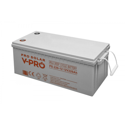 Akumulator VPRO SOLAR 12V 220Ah VRLA bezobsługowy