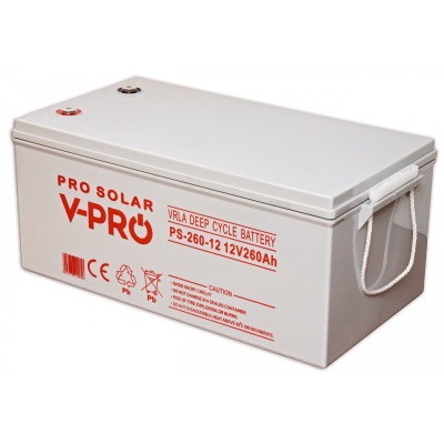 Akumulator VPRO SOLAR 12V 260Ah VRLA bezobsługowy