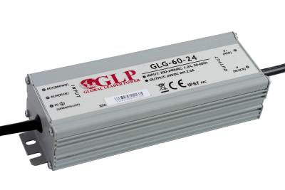 GLP zasilacz impulsowy PFC 60W, IP67, 24V/2,5A