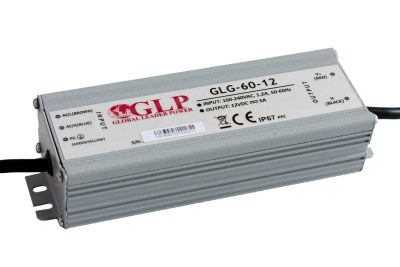 GLP zasilacz impulsowy PFC 60W, IP67, 12V/5A