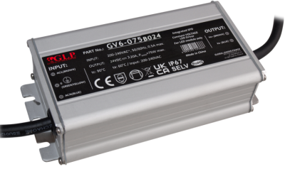 GLP zasilacz PSU 75W: 24V/3.1A, CV, metal case