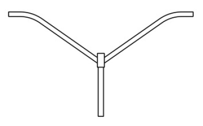 Wysięgnik aluminiowy 2/0,5 15ST