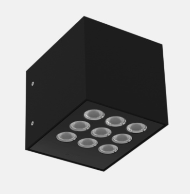 Kinkiet ICE CUBE 2.0 WALL ED 1300lm 3000K IP65 10° czarny