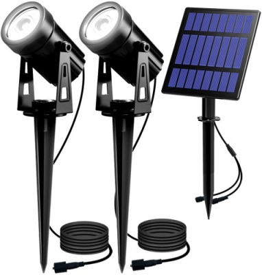 Lampa solarna LED 6000K 2x3W 4000mAh